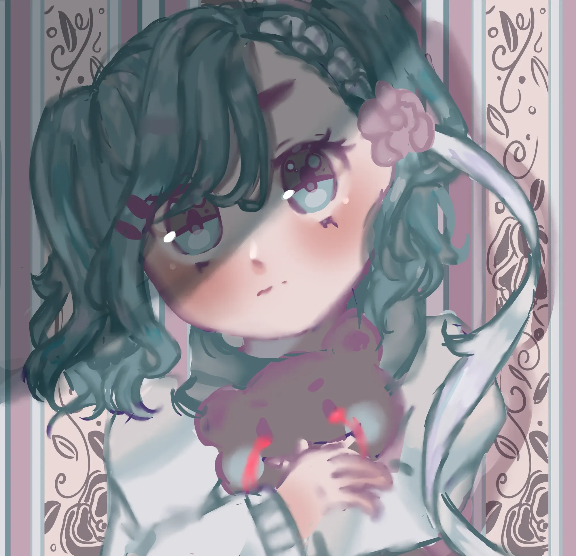Chica verde — Ilustración