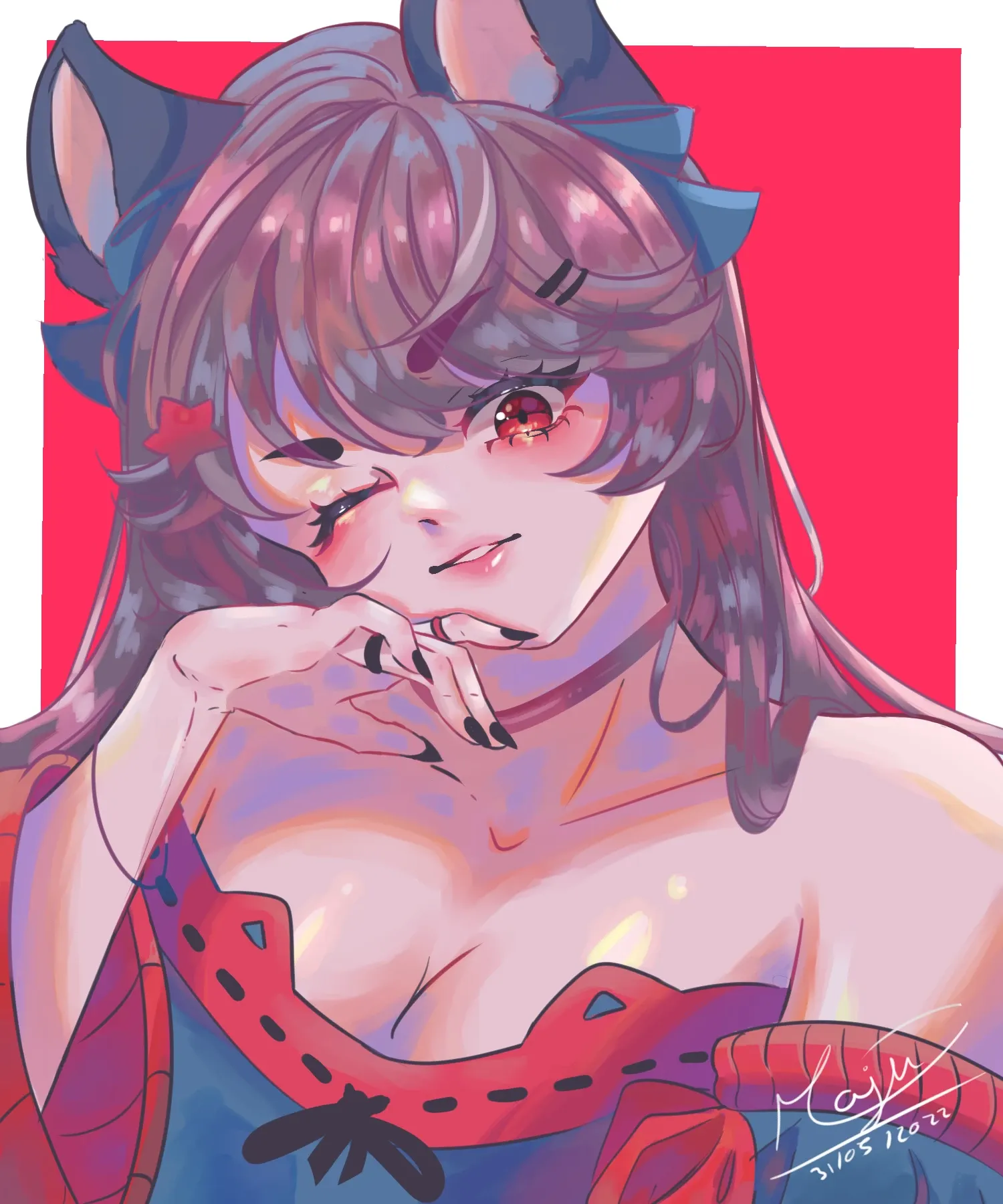 Chica zorro — Ilustración