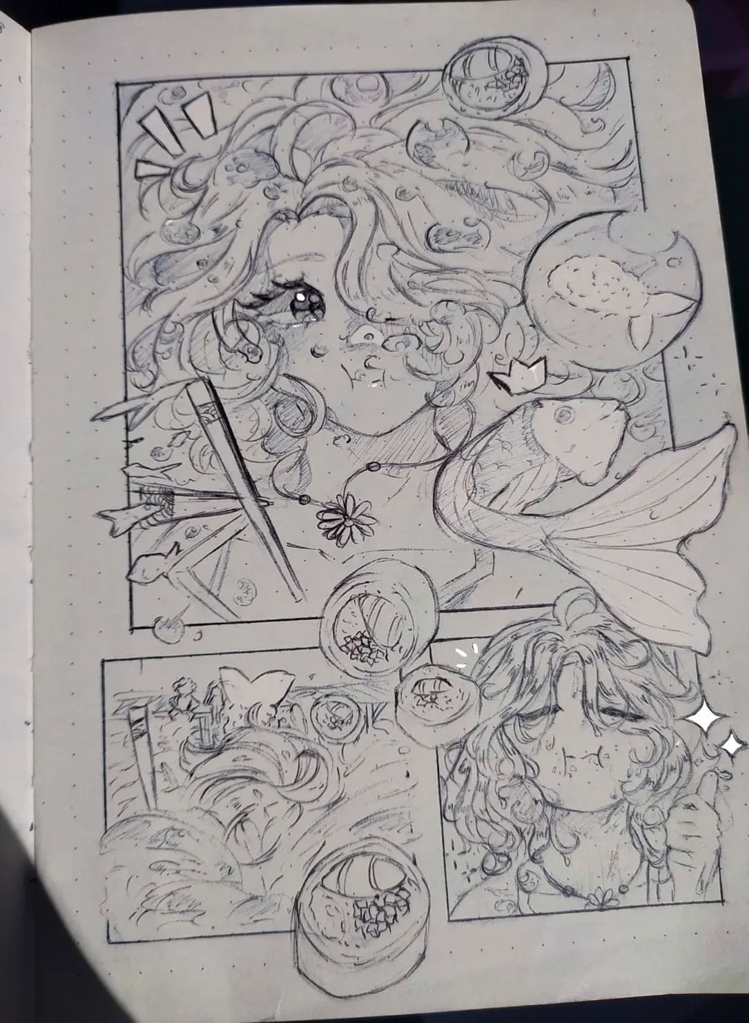 Majo sushi — Personajes